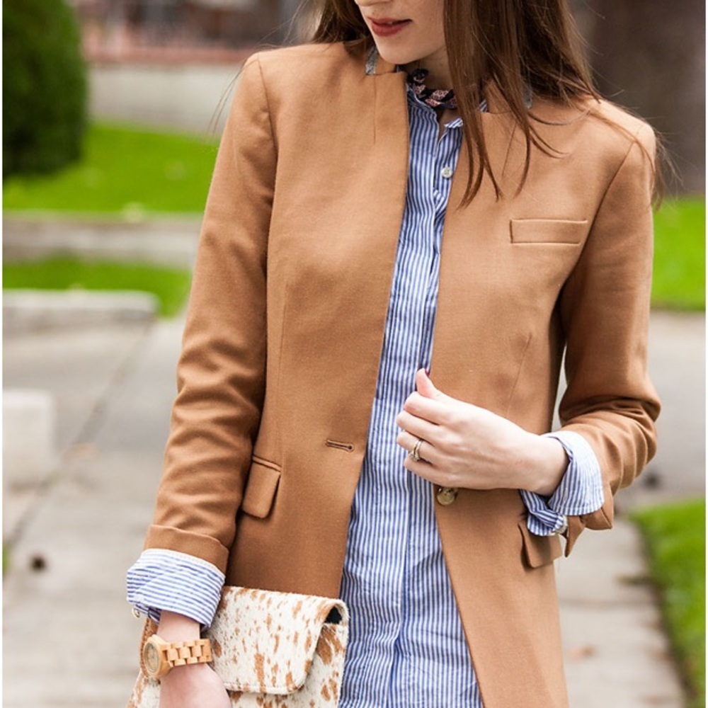 J.Crew Regent Coat in Camel – Sizes 2 Tall, - Picture 9 of 12
